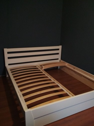 Кровать Селена прямая из массива