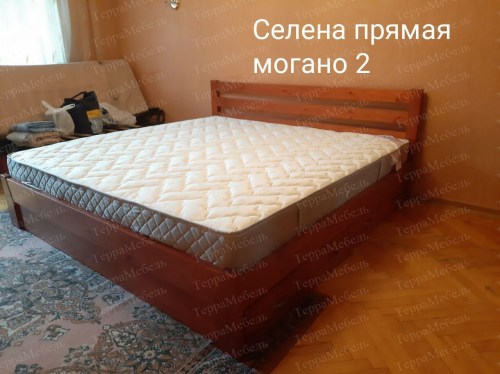 Кровать Селена прямая из массива