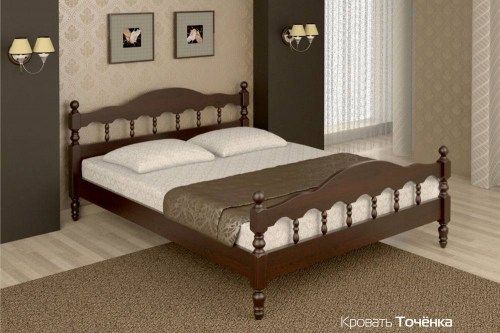 Кровать Точенка из массива