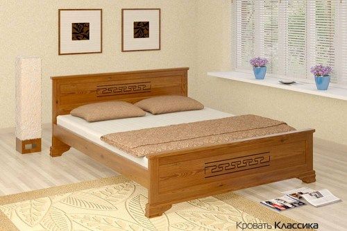 Кровать Классика из массива